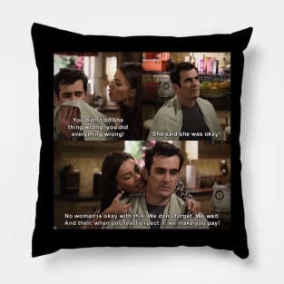 Gloria Pritchett and Phil Dunphy quote from Modern Family Pillow