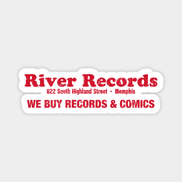 River Records Magnet by rt-shirts
