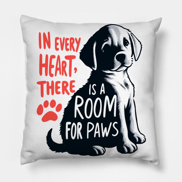 Heartfelt Paws: A Loving Pet Tribute Pillow by maknatess