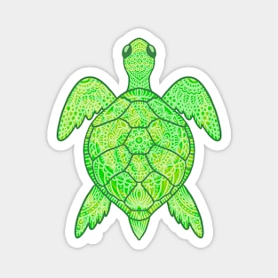 Zen Mandala Turtle Magnet