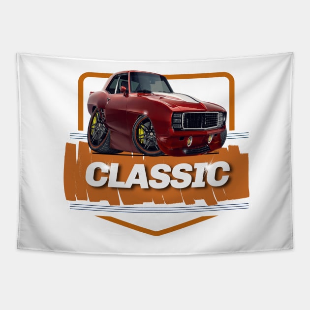 1960s Classic Camaro Tapestry by Wilcox PhotoArt