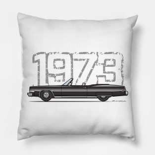 black 1973 Pillow