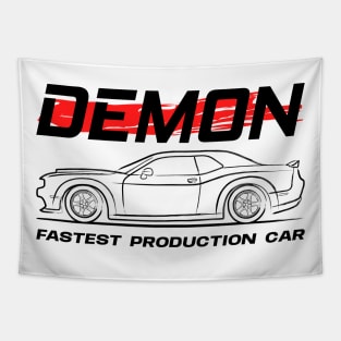 Demon Muscle V8 Racing Tapestry