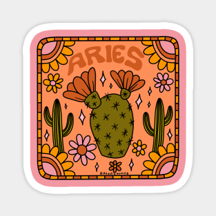 Aries Cactus Magnet