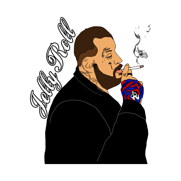 Jelly Roll Smoking by Hatorunato Art