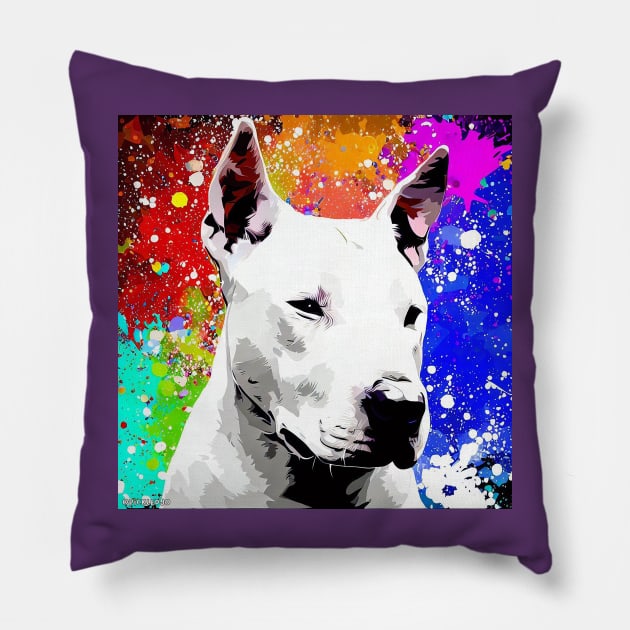 Dogo Argentino Pillow by Sketchy