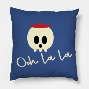 French skull – ooh la la Pillow