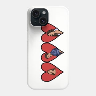 Distracted Boyfriend Meme Valentine Hearts on Valentines Day Phone Case