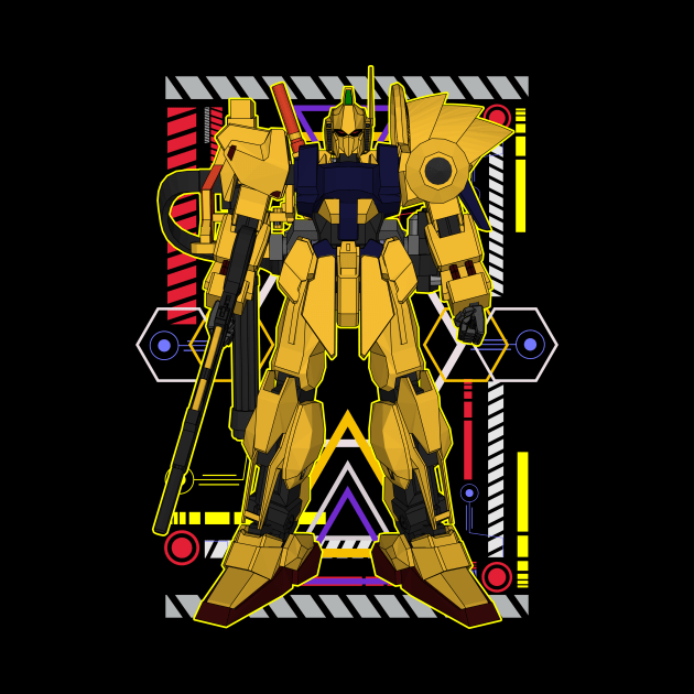 The MSN-00100 (MSN-100, MSN-001) Hyaku Shiki by gblackid