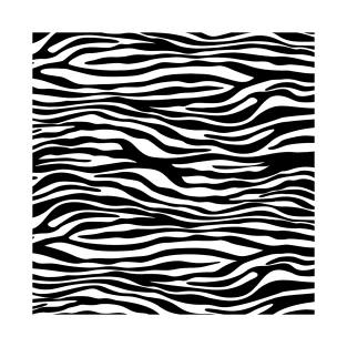 Zebra Print, Zebra Stripes, Black And White T-Shirt