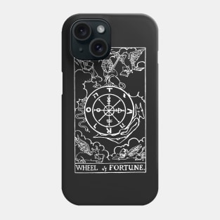 The Wheel of Fortune in white Phone Case