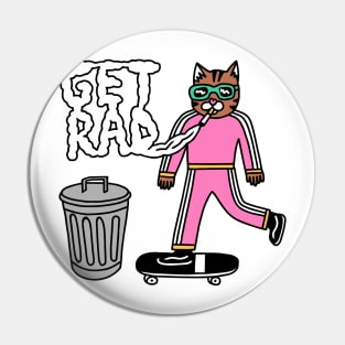 Rad Cat Pin