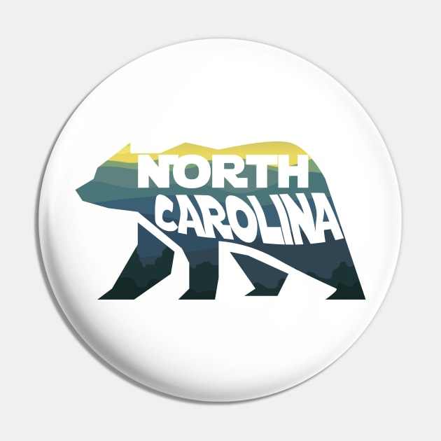 North Carolina Bear Pin by nonbeenarydesigns