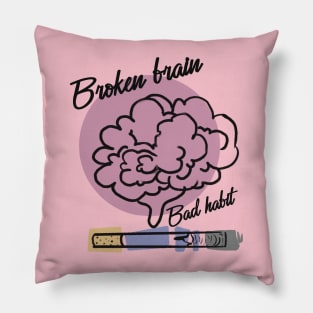 Broken brain Pillow
