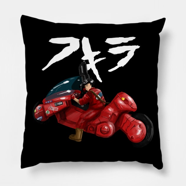 Akira Kaneda Pillow by UrifGraphic