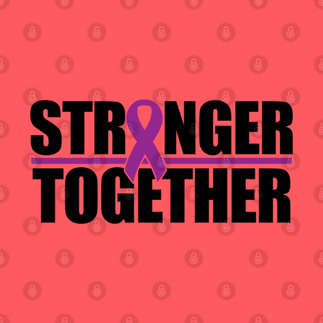 Stronger Together - Purple Ribbon by CuteCoCustom