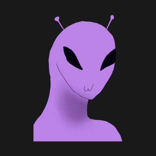 Funny Purple Alien T-Shirt