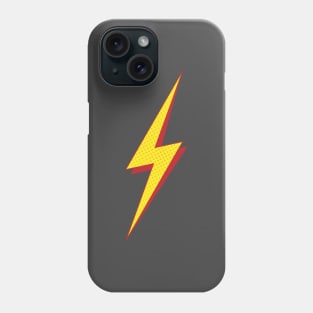 Lightning Bolt - Halftone Design Phone Case