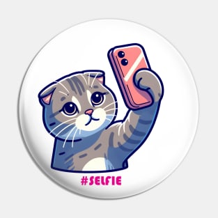 Cat Selfie Pin