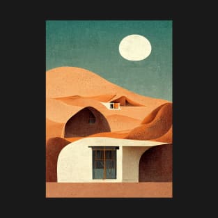 Desert House under Moonshine T-Shirt