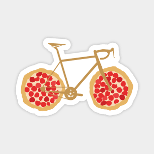 Bicycle Pizza Wheels Magnet