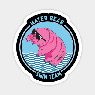 Water Bear Swim Team Tardigrade Pun Magnet