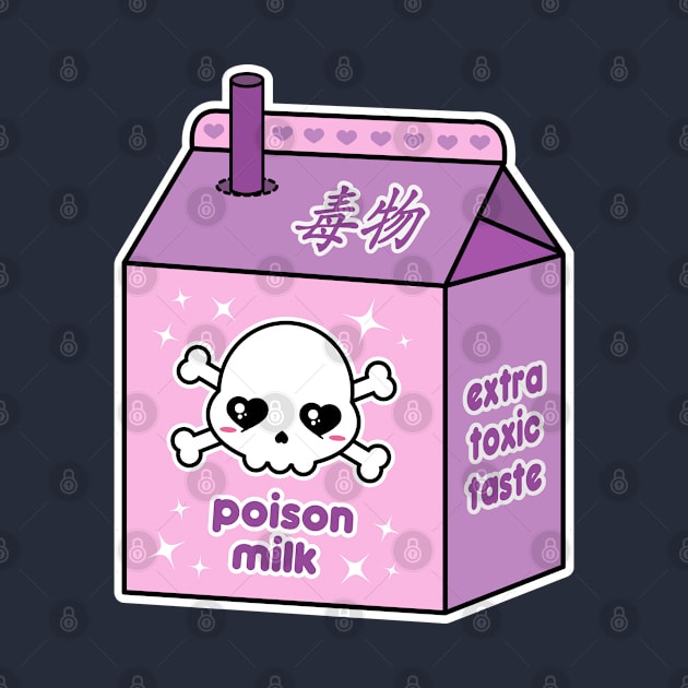 Poison Milk | Kawaii Milk | Pastel Goth by Sasyall