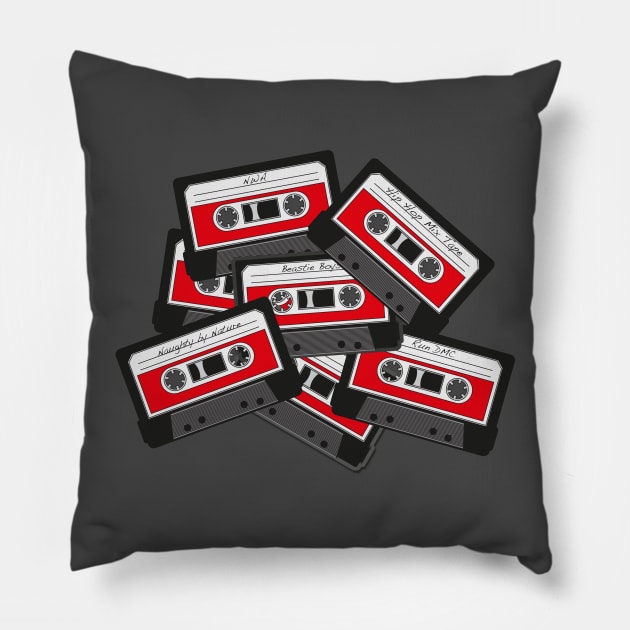 Mixed Tapes Pillow by Elio and the Fox