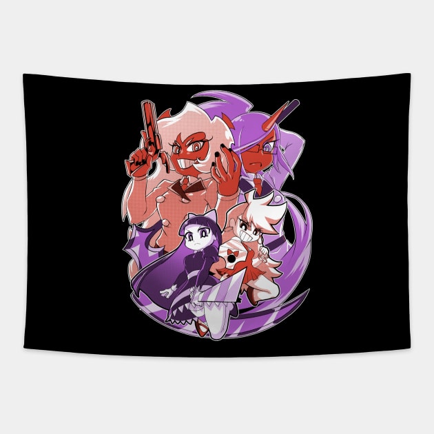 devils and angels Tapestry by CoinboxTees