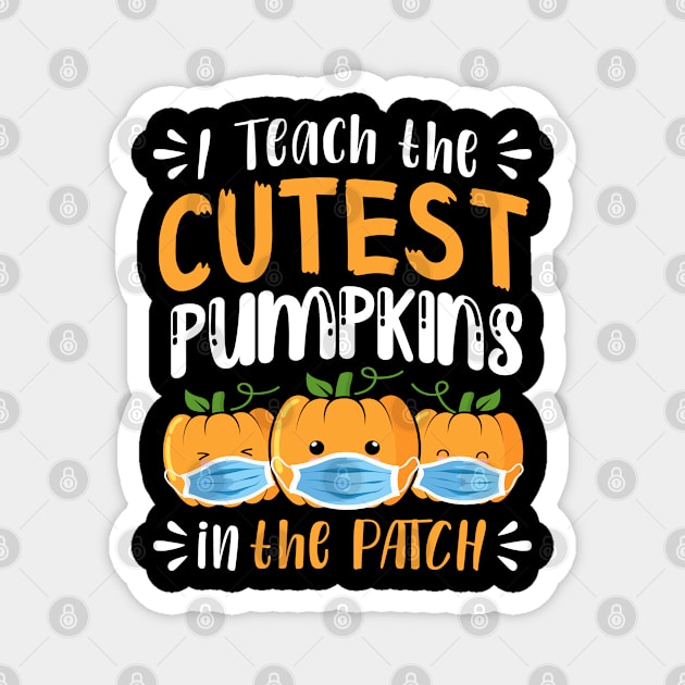 I teach The Cutest Pumpkins In The Patch Magnet by Daimon