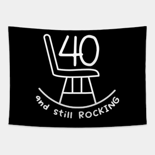 Funny 40th Birthday Quote | For 40th Birthday Tapestry