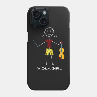 Funny Womens Viola Girl Phone Case