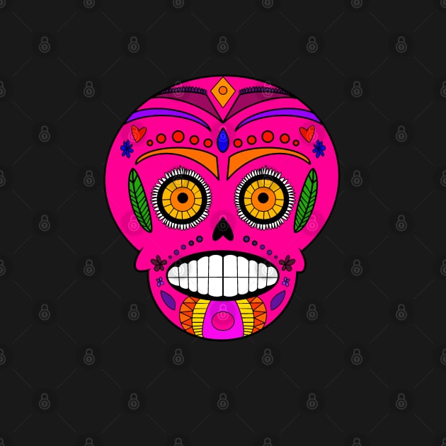 Sugar Skull Cartoon by Kcinnik