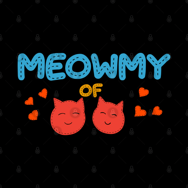 Meowmy of two girls by Erena Samohai