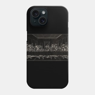 Last Supper White Davinici Phone Case