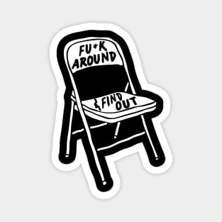 Montgomery White Chair Magnet