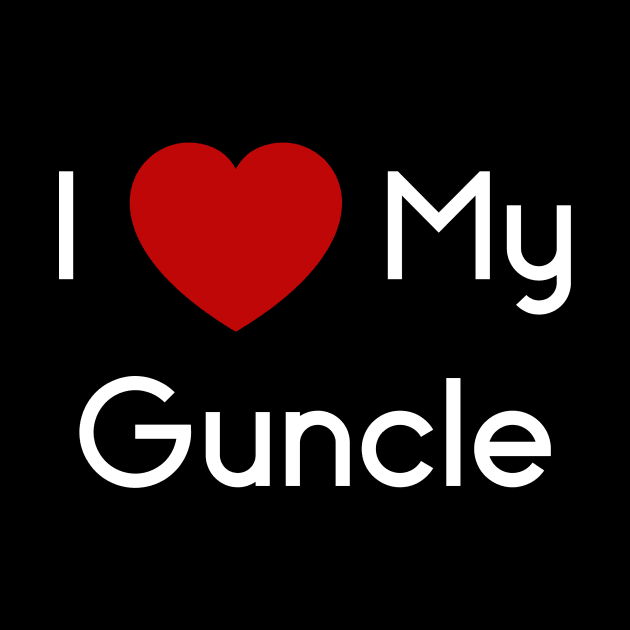 I Love My Guncle Gay Uncle Heart by LittleBean