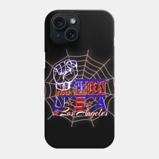 surfing festival in Los Angeles You Are The Best USA Spider web design Phone Case