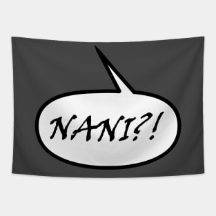 NANI?! Manga Speech Bubble Tapestry