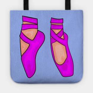 Ballerina's Pink Ballet Shoes Tote