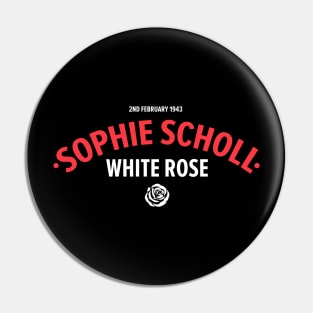 Sophie Scholl - The White Rose Resistance Heroine Pin