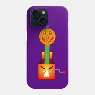 Jack-in-the-Box-O-Lantern Toy Phone Case