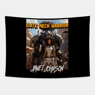 Janet Johnson : Elite Mech Warrior Tapestry