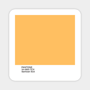 pantone 14-0851 TCX Samoan Sun Magnet