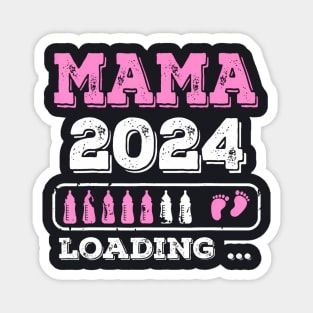 Mama Est 2024 Promoted To Mommy Mothers Day Mom To Be 2024 Magnet