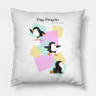 Yoga Penguin Pillow