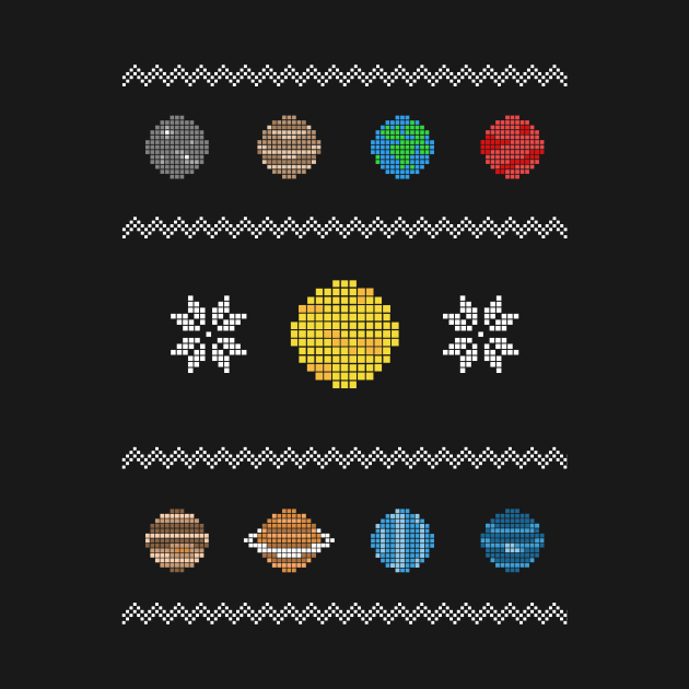 Solar System Christmas by acrossTPB