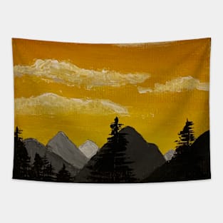 Morning sky Tapestry