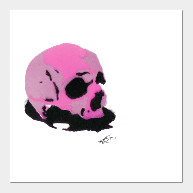 Calavera Rosa Art Artsy Posters And Art Prints Teepublic #calaveras y diablitos #calaveras #diablitos #ilustración #los fabulosos cadillacs #amor. teepublic