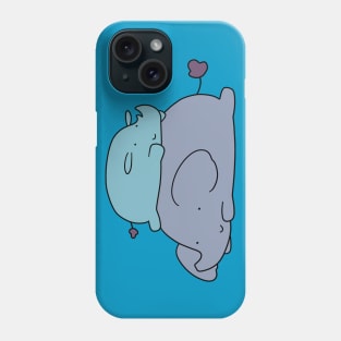 Little Elephant and Rhino Phone Case